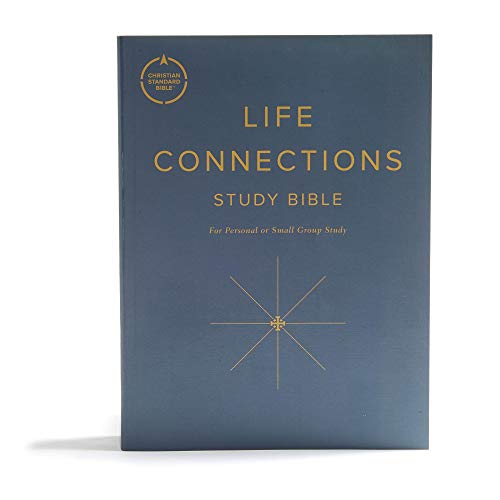 CSB Life Connections Study Bible, Trade Paper, Black Letter, Study Notes and Commentary, Margin Questions, Icons, Small Groups, Easy-to-Read Bible Serif Type
