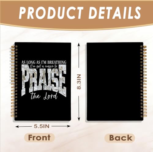 Bible Journal Notebook, Christian Gifts for Women - color: Inspirational Christian Notebook