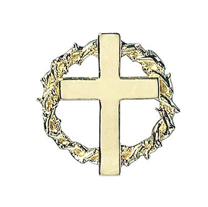 Needzo Walk With Me Easter and Lent Crown of Thorns Lapel Pin with Card, 7/8 Inch