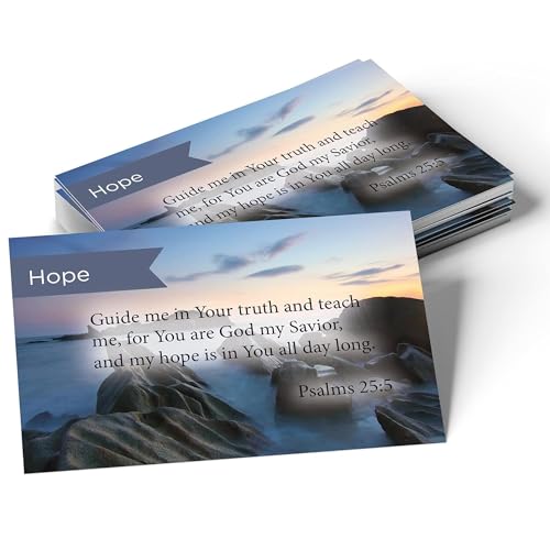 Logos Trading Post Guide Me Pass It On Scripture Cards, Pack of 25 - color: Psalm 25:5