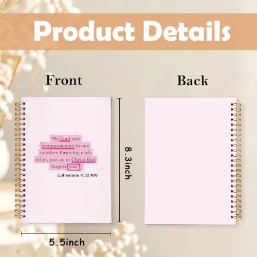 Christian Spiral Notebook for Women,Ephesians 4:32 NIV Bible Journal - color: Bible-Ephesians 4:32 NIV