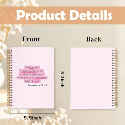 Christian Spiral Notebook for Women,Ephesians 4:32 NIV Bible Journal - color: Bible-Ephesians 4:32 NIV