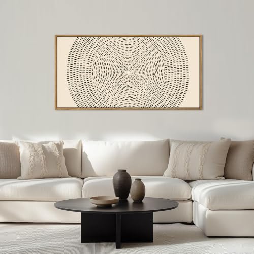 ANHUIB Large Jesus Feeds the 5000 Canvas Wall Art Easter Modern Christian Bible Wall Decor 20x40 Inch Minimalist Neutral Abstract Religious Painting Beige Black Biblical Artwork for Living Room Bedroom Dining Room - color: Jesus, size: 40"L x 20"W