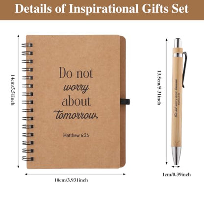 BESARME 24 Sets 72 Pcs Christian Gifts for Women Bulk Prayer Journals - color: Christian