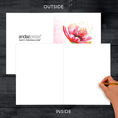 Andaz Press Jumbo Sympathy Card with Envelope, Sorry For Your Loss Card, Just No Words Thinking of You, Pet Loss, Condolences Card with Big Blank Space to Send to Friends, Family, 8.5" x 11", 1-Pack - color: Thinking of You 1