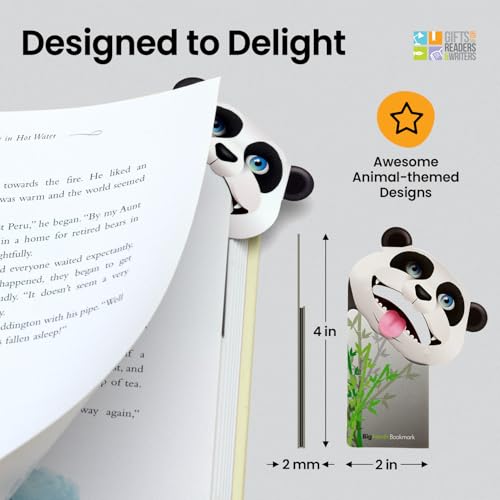 Thinking Gifts Magnetic Bookmark for Reading - Panda - color: Panda