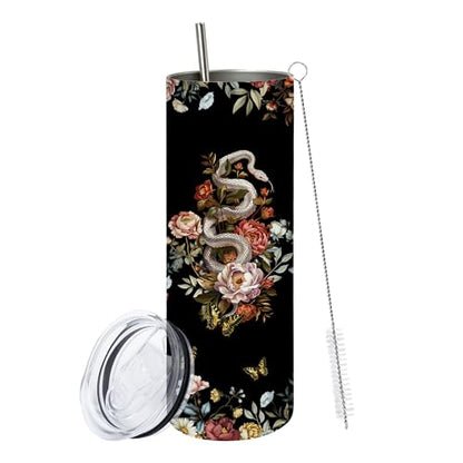 Goth Gifts for Women 20OZ Snake Tumbler, Gift for Thanksgiving Christmas - color: Snake
