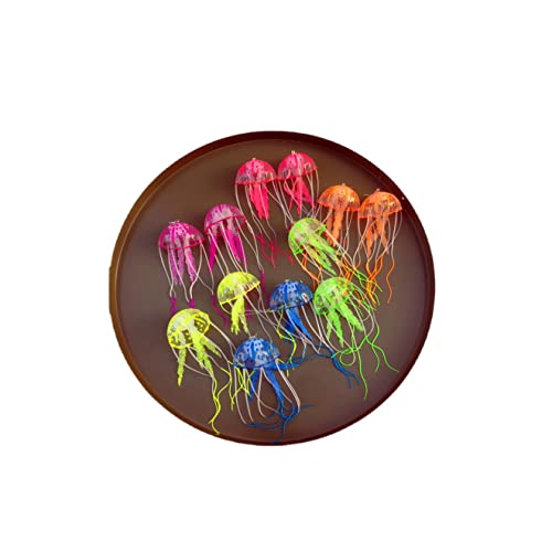 Exaggerated Lifelike Ocean Floating Jellyfish Earrings Big Colorful Funny Weird Octopus Hook Earrings Statement Party Nightclub Jewelry 1 pair - color: blue