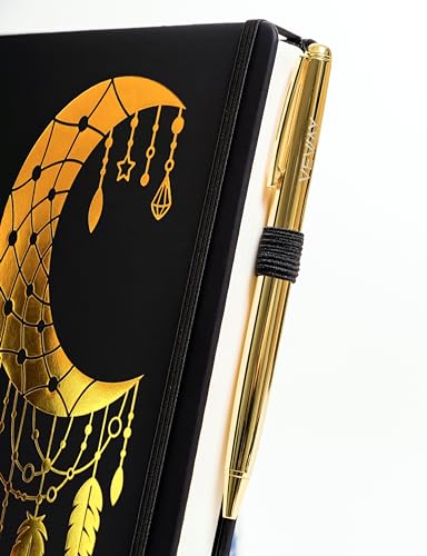 Veway Moon Dream Catcher Journal and Pen Gift Set for Women - style: Moon Dream Catcher