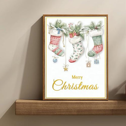 Merry Christmas Diamond Art Kit for Adult,Diamond Painting Kit for Beginner - color: JOJO-DP90