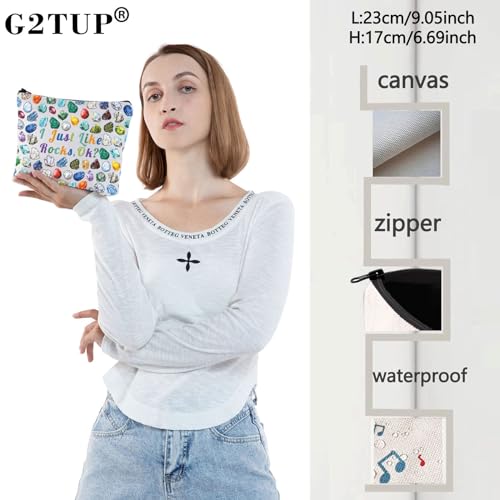 G2TUP Rockhounding Lovers Rock Collectors Tote Bag I Just Really Love Cool Rocks Geology Gifts Rock Hunter Handbag - color: Like Rocks Ok New