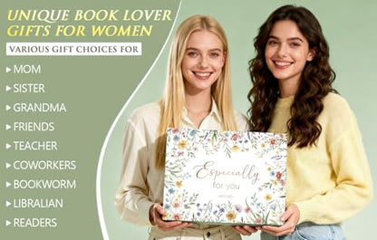 Book Lovers Gifts Set for Women Bookish Gifts, Book Club Gift for Readers - style: Book Lover