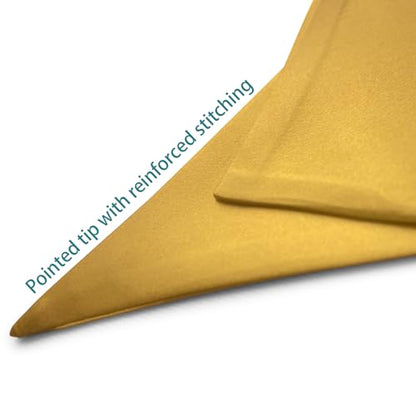 Premium Choir V Stole - Solid Color - Satin - Unisex - color: Gold