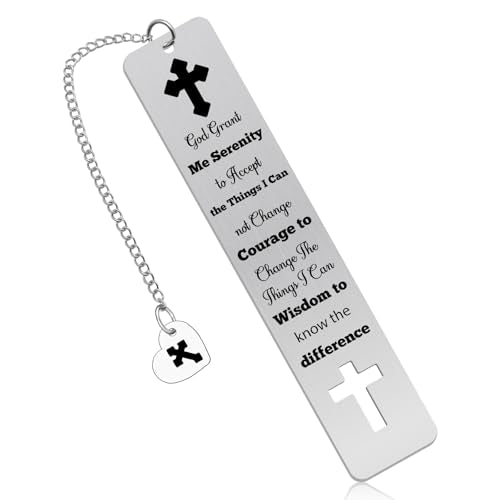 Baptism Bookmark for Teen Girls Teenage First Communion Gifts for Girls Teens Boys Christian Bookmark for Women Inspirational Religious Book Marks for Reading Women Book Lover Graduation Birthday Gift - color: Bible Verse Metal Bookmark 12
