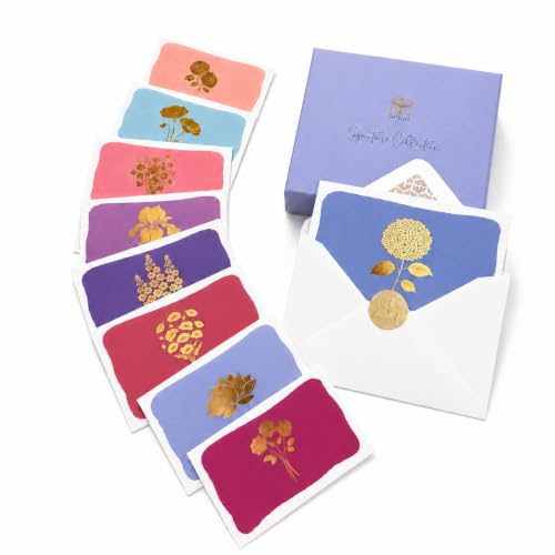 SETTINI® Floral Greeting Cards with Envelopes, Assorted Boxed Set - color: Flower