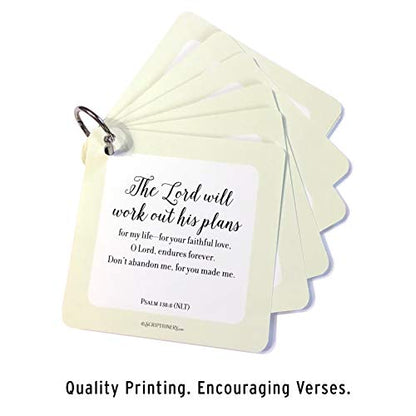 Bible Verse Memory Cards for Anxiety and Worry - Scripture Cards for Purses