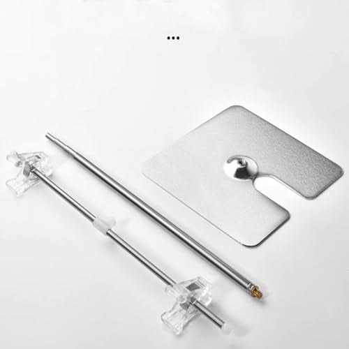 2 Pcs T-Sign Adjustable Metal Banner Holder, Table Top Banner Stand
