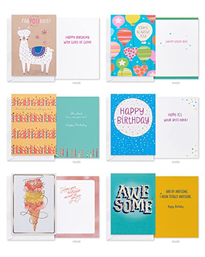 American Greetings 41-Count All-Occasion Greeting Card Pack, Assorted Colorful Designs
