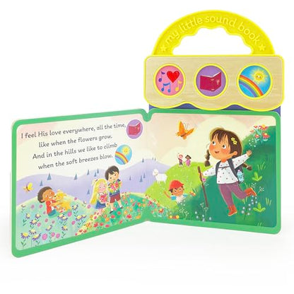 Jesus Loves Me 3-Button Sound Board Book for Babies and Toddlers (Little Sunbeams)