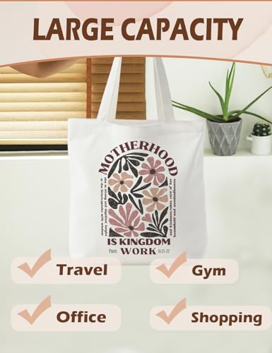 Bible Bags for Women, Christian Tote Bag, Gifts for Christian Women - color: Motherhood