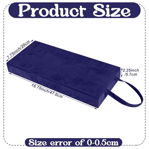 Colingmill Personal Prayer Kneeler Pad 18 3/4 Inch Christian Kneeler Pillow - color: Navy Blue