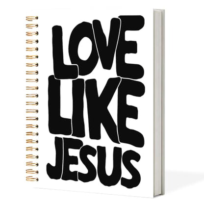 Jesus Christian Notebook, Love Like Jesus Bible Journal, Watercolor Religious Spiral Notebook Journal for Note Taking, Christian Faith Based Gifts, 5.5x8.3 Inch - color: Jesus Christian