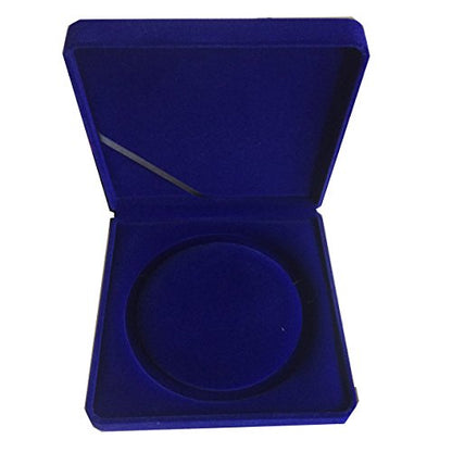 Jewelry Set Velvet Box Necklace Earring Ring Necklace Bracelet Gift Display Case Wedding Jewelry Storage Holder (Royal Blue for Pearl Necklace) - color: Royal Blue for Pearl Necklace