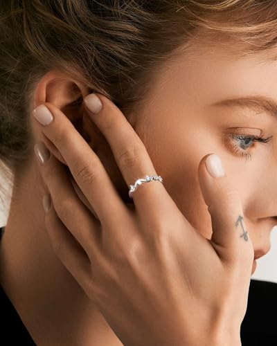 To My Daughter Ring from Mom 925 Sterling Silver Cross Ring Pray on/over/through It Rings Adjustable Anxiety Relief Rings Inspirational Cheer up Birthday Gifts for Daughter - color: A3:daughter ring