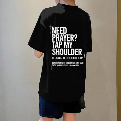 Christian Shirts for Boys Jesus Cross Casual Tops - color: Black-1, size: 7-8 Years