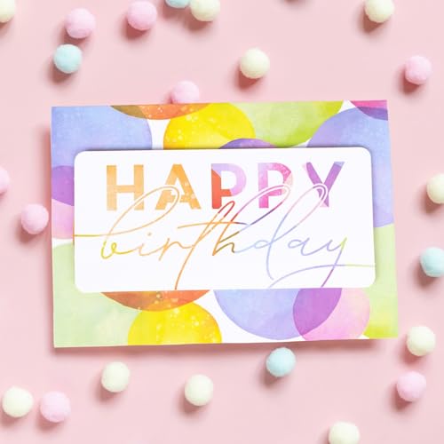 Masterpiece Colorful Pop Out Happy Birthday Cards / 12 Boxed Birthday Cards With Orange Envelopes / 4 5/8" x 6 1/4" Folded Greeting Cards With Inside Verses / 3 Pop Out Dimensional Designs - color: Colorful Pop Out