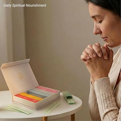 Prelady 180 Bible Verse Scripture Cards, Color-Coded for Different Emotions, Inspirational Devotional Set with Portable Box, Daily Encouragement Religious Gifts for Women
