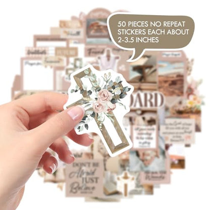 Prayer Board Supplies Kit - 252 Pcs Brown Coquette Christian Gift - style: Brown Coquette