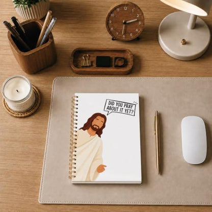 Jesus Spiral Notebook Journal,Funny Office School Supplies,5.5×8.3 - color: 001-jesus