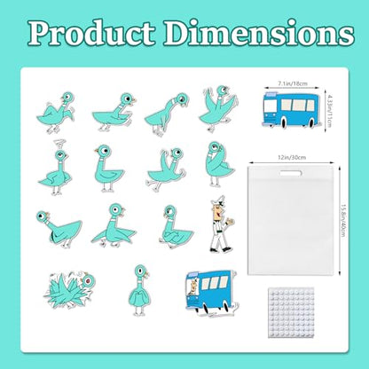Don't Let the Pigeon Drive the Bus Fairy Tales Felt Board Story Sets Preschool Storytelling Learning Activities Performance Props Felt Toys
