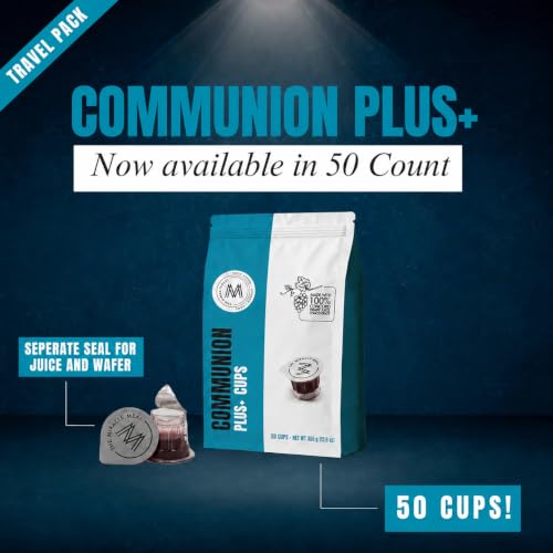 Miracle Meal Prefilled Communion Plus Cups & Wafer Set, Bag of 50ct - size: 50 count