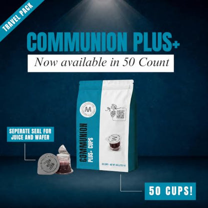 Miracle Meal Prefilled Communion Plus Cups & Wafer Set, Bag of 50ct - size: 50 count