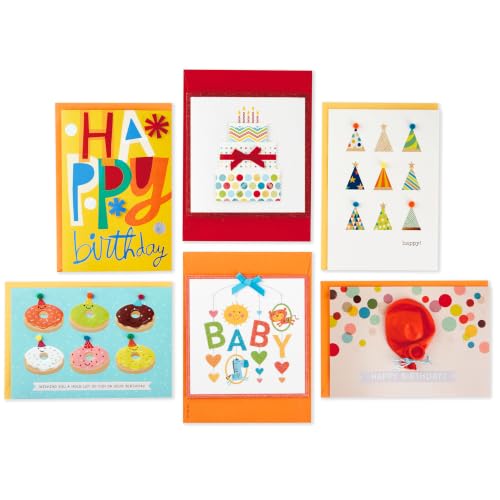 Hallmark All Occasion Cards, Assorted 24-Pack with Organizer Box (Floral) - size: 4 Sets