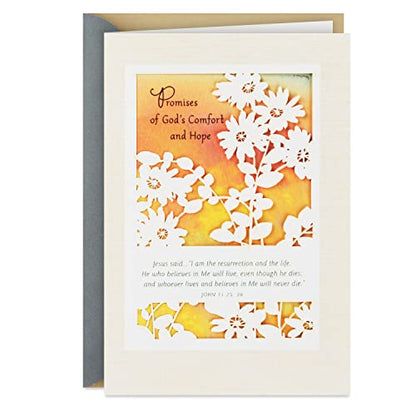 Hallmark DaySpring Religious Sympathy Card (Gods Comfort and Hope)