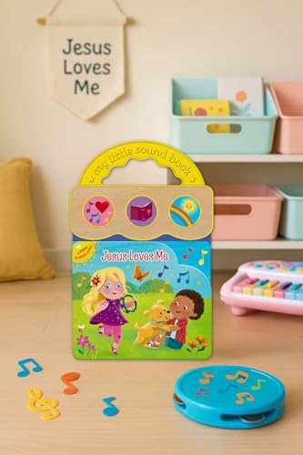 Jesus Loves Me 3-Button Sound Board Book for Babies and Toddlers (Little Sunbeams)