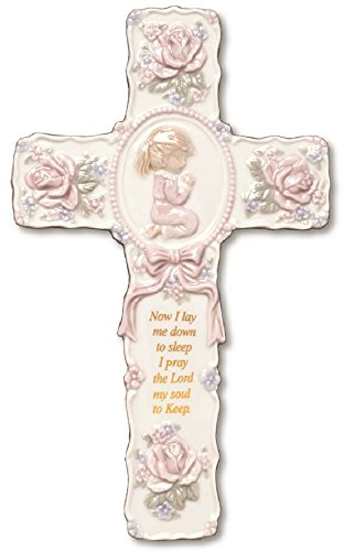 "Now I Lay Me Down to Sleep" Praying Girl Wall Cross