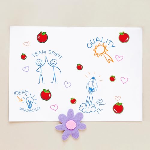 LINAYE 2000 Count Apples Stickers for Kids, 24 Sheets Apple Shape Reward Stickers for Teacher School Classroom, Cute Mini for Scrapbooking, Envelopes - style: Apple 24 Sheets