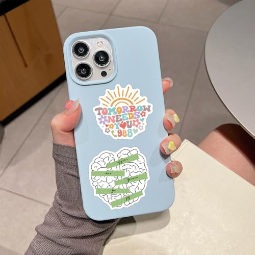 110pcs Mental Health Stickers Pack,Waterproof Vinyl Encourage Onself Decales for Teens Adults Teachers,Cartoon Stickers for Water Bottles Laptop Notebook DIY Art Craft - color: 110 - Mental Health