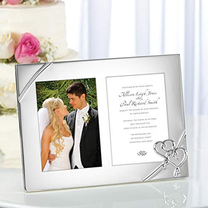 Lenox True Love Wedding Double Invitation Picture Frame - style: Double Invitation Picture Frame