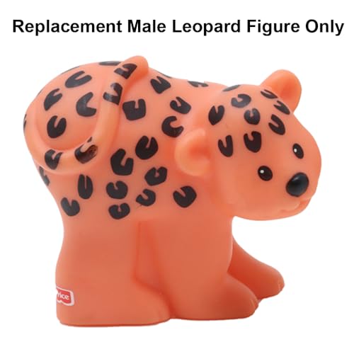 Little People Replacement Part for Fisher-Price Noah's Ark, Zoo or Safari Playset V8254 - Replacement Male Orange and Black Leopard