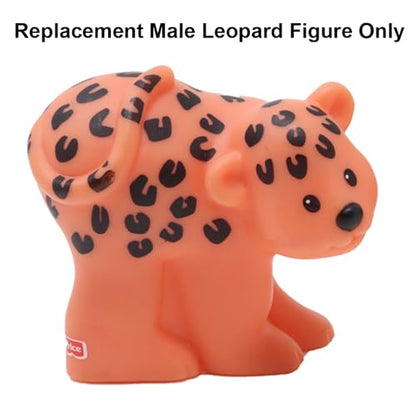 Little People Replacement Part for Fisher-Price Noah's Ark, Zoo or Safari Playset V8254 - Replacement Male Orange and Black Leopard