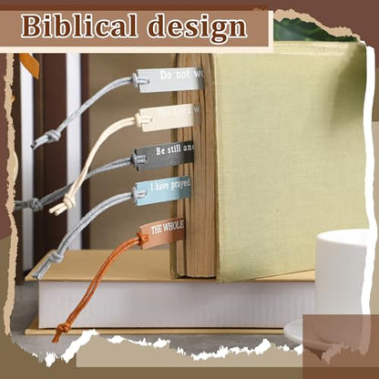 Skyygemm 10 Pcs Christian Bookmarks Christmas Gift for Women, Neutral - color: Neutral