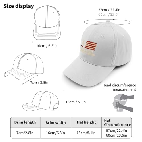 U.S. 250th Anniversary 250 Years Freedoms 1776-2026 Baseball Hats Funny - color: U.s. 250th Anniversary 250 Years Freedoms 1776-20264