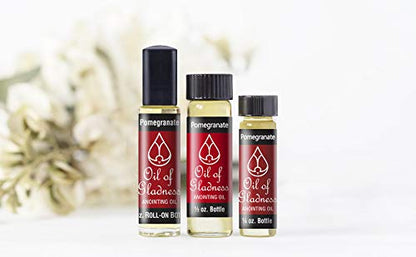Oil of Gladness Pomegranate Anointing Oil - Oil for Daily Prayer, Ceremonies and Blessings 1/2 oz - size: 1/2 Ounce