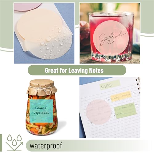 Mr. Pen- Transparent Sticky Notes Set, 1000 Sheets - size: Various