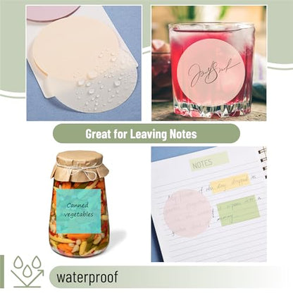 Mr. Pen- Transparent Sticky Notes Set, 1000 Sheets - size: Various